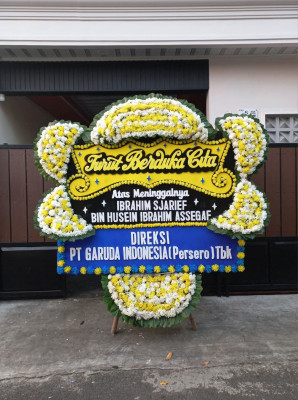 Papan Bunga Duka di Kuanino